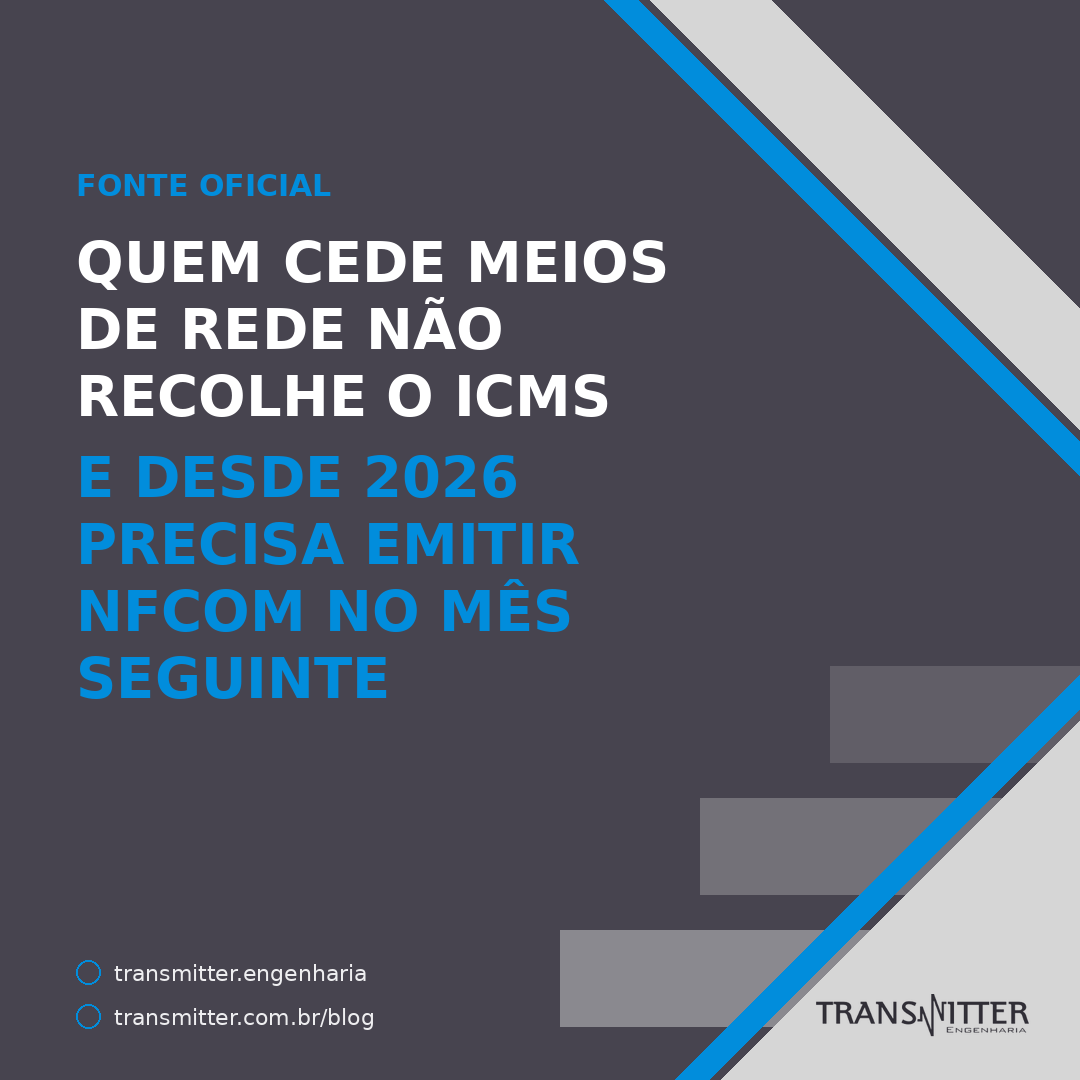 Quem cede meios de rede não recolhe o ICMS