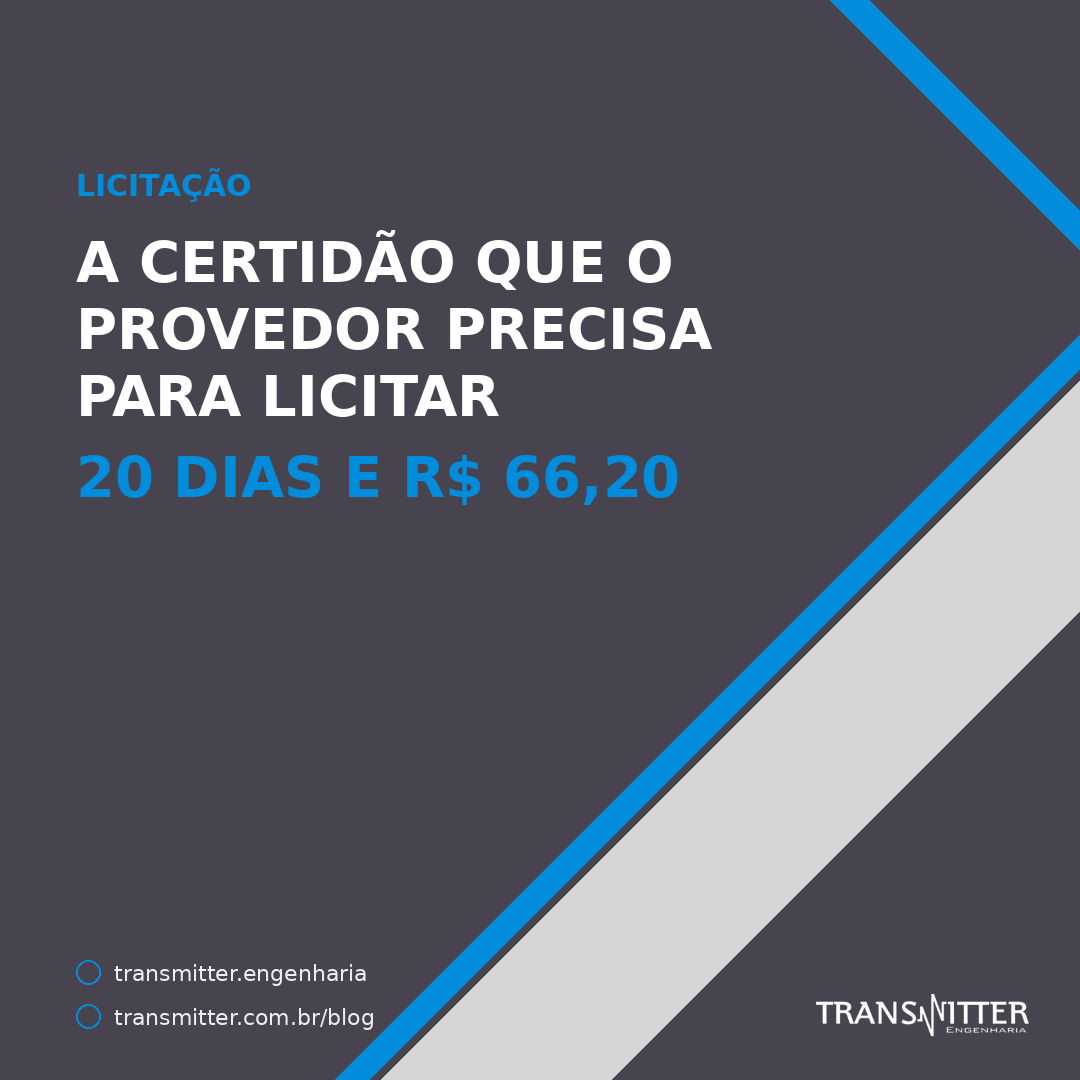 Capa do artigo sobre a Certidão de Acervo Técnico Operacional do CFT