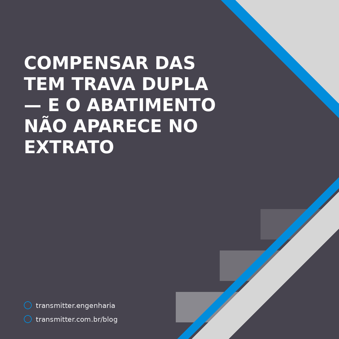 Compensar DAS no Simples tem trava dupla — e o abatimento não aparece no extrato do PGDAS-D