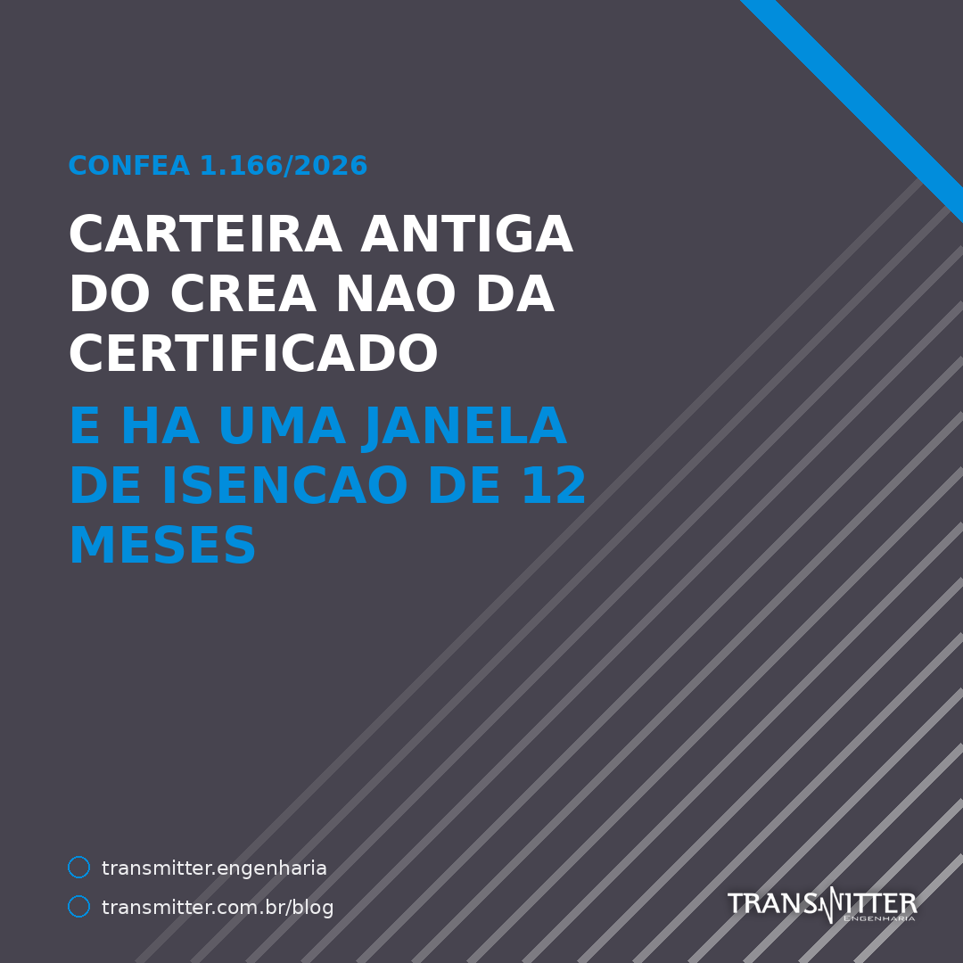 Carteira antiga do CREA não dá certificado digital — e a isenção para trocar dura 12 meses