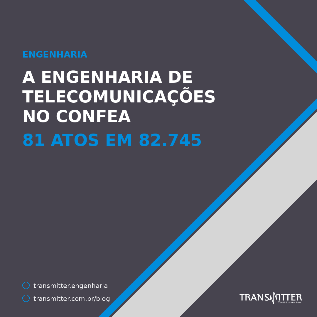 Capa do artigo sobre engenharia de telecomunicações nos normativos do Confea