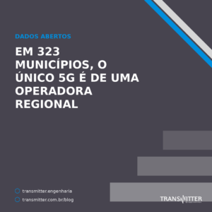 Em 323 municípios, o único 5G é de uma operadora regional — e o mapa é o dos lotes do leilão