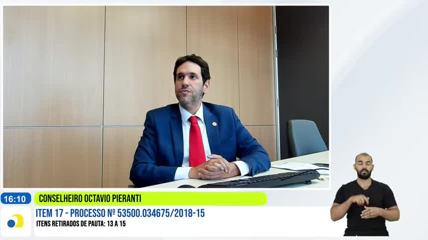  gravação oficial da Anatel.:Conselheiro Octavio Pieranti durante a 956a Reuniao