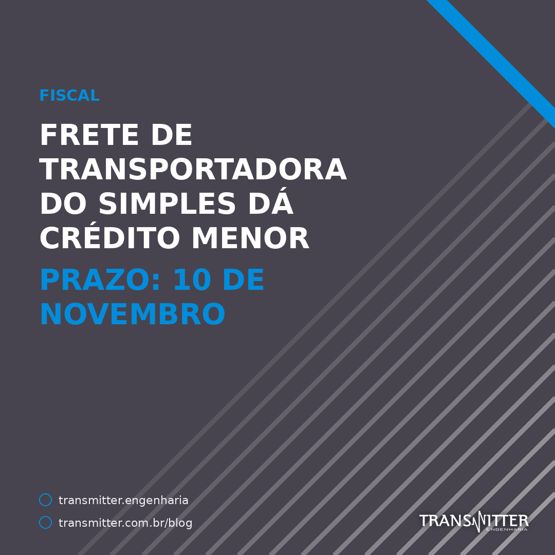 Frete de transportadora do Simples dá crédito menor de PIS e Cofins